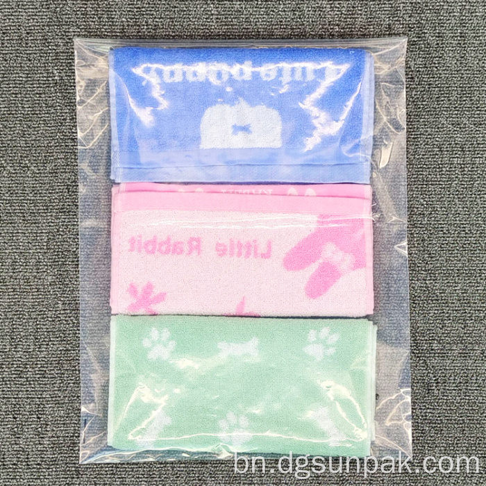 স্ব সিলিং আঠালো পরিষ্কার স্বচ্ছ BOPP OPP ব্যাগ